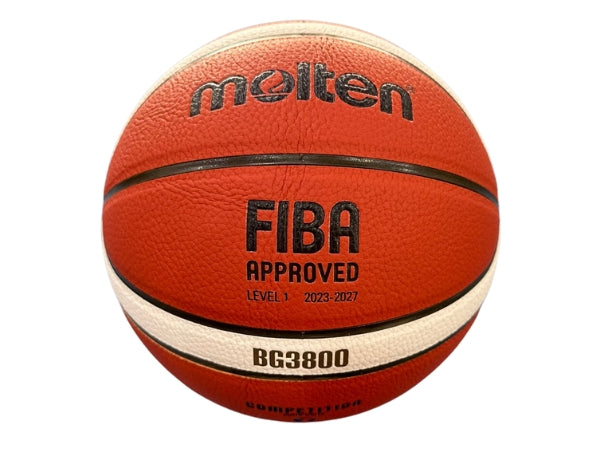 Molten BG3800 Basketball – Size 7 Composite PU Leather - Laminated Indoor/Outdoor Ball