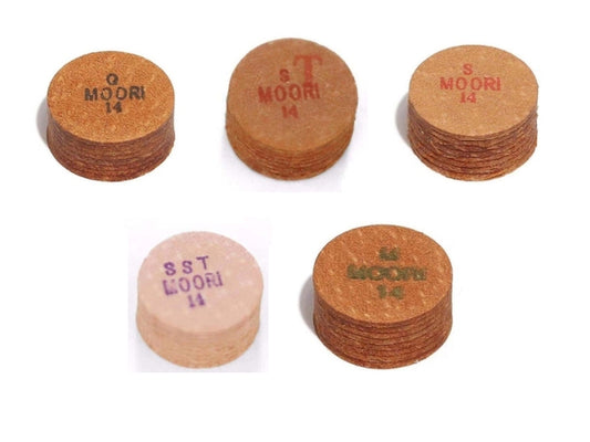 Moori Billiard Cue Tip Regular Series 14mm