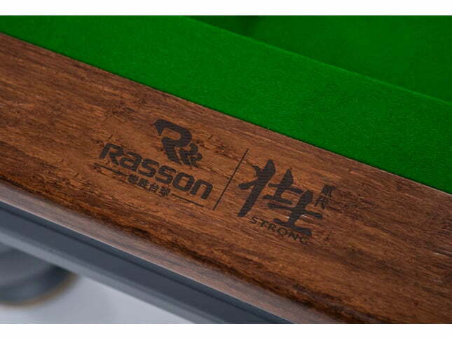 Rasson Strong II Tournament Snooker Table 12ft. (Black / Grey Finish)