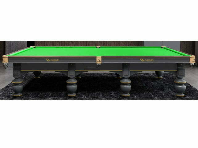 Rasson Strong II Tournament Snooker Table 12ft. (Black / Grey Finish)