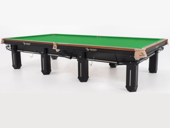 RASSON Sword II Tournament Snooker Table 12ft. (Black / Grey Finish)