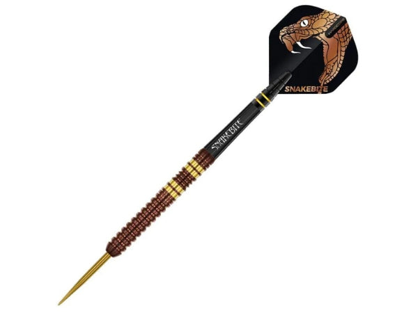 Red Dragon Peter Wright Copper Fusion 90% Tungsten Steel Tip Darts | Professional Snakebite 3-Piece Set
