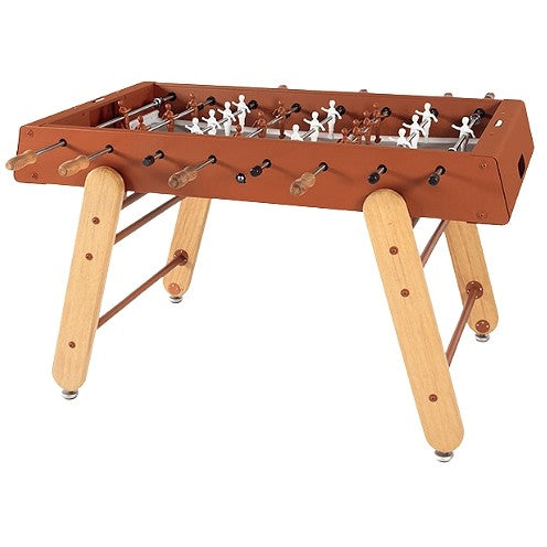 Rs Barcelona Rs4 Home Foosball Table Indoor Steel Structure W/ Iroko Wood
