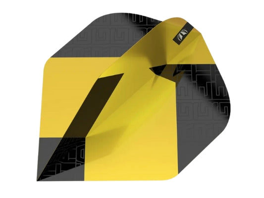 Target Tag Black & Yellow No.2 Dart Flight