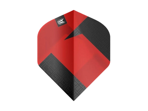 Target Tag Black & Red No2 Flight Bagged