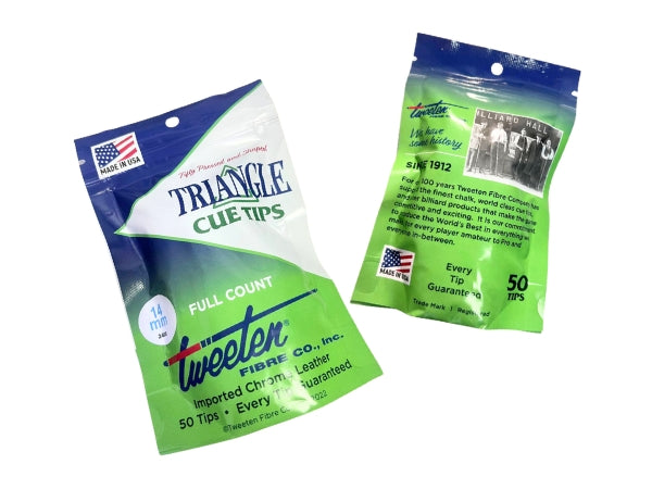 Triangle 14mm Cue Tips – Bag of 50
