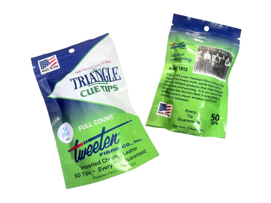 Triangle 14mm Cue Tips – Bag of 50