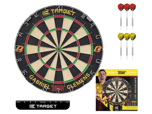 Target Gabriel Clemens Dartboard Set 2024 | Professional Dartboard for Competitive Play