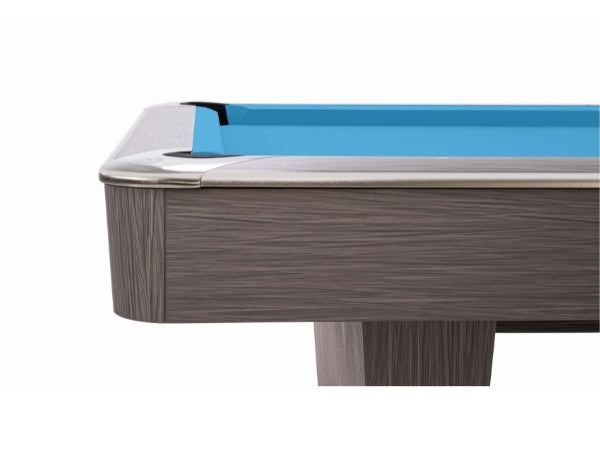 Rasson Hero 9ft Pool Table Ball Return – Sarum Grey & Strong Black Finish