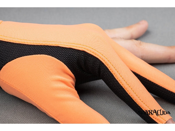 Barracuda Billiard Glove | Left Hand | Orange