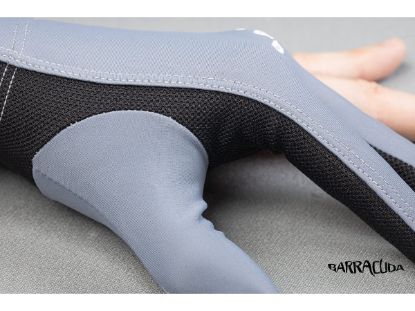 Barracuda Billiard Glove | Left Hand | Grey