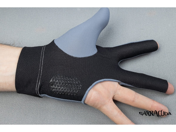 Barracuda Billiard Glove | Left Hand | Grey