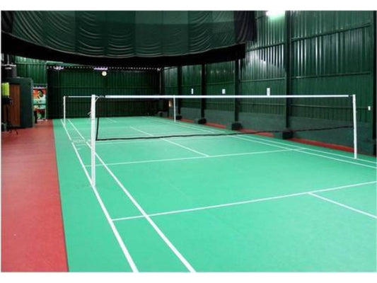 Badminton Post Fix Type | Durable Fixed Net System for Indoor & Outdoor Courts