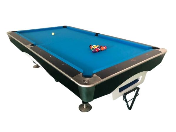 Knight Shot Spyder 8ft Pool Table – Ball Return System
