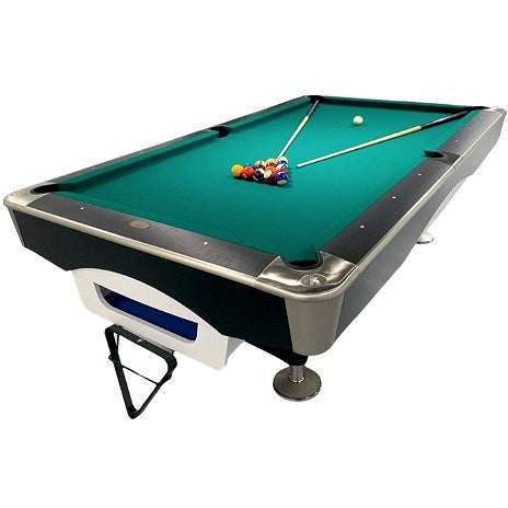 Knight Shot Spyder – 9ft Commercial Pool Table – Ball Return System