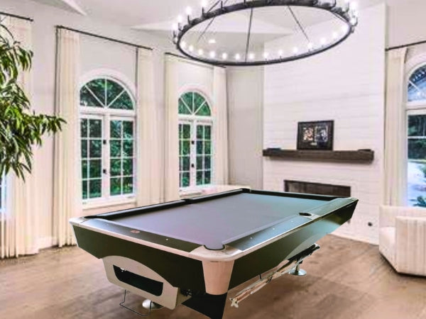 Knight Shot Spyder 8ft Pool Table – Ball Return System