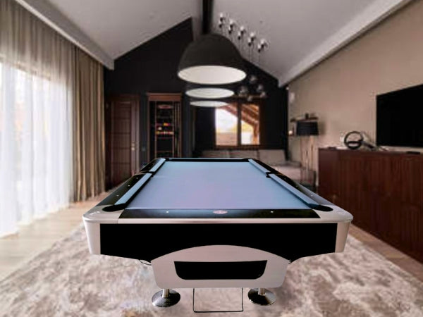 Knight Shot Spyder 8ft Pool Table – Ball Return System