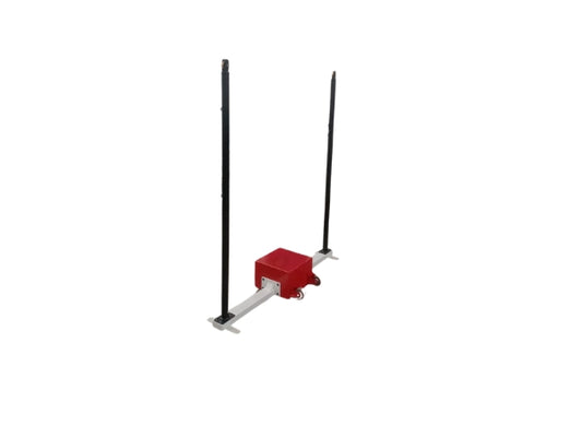 Badminton Dual Post Movable Type - Portable Badminton Net Post System for Indoor &amp; Outdoor Use