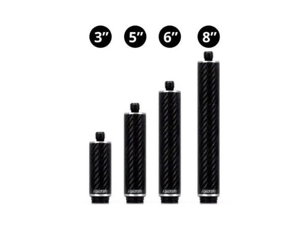 JFlowers Billiard Cue Extension (Carbon Fiber Design) – Precision Reach &amp; Durability