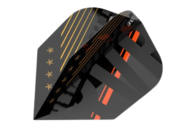 Target RVB 80% No6 Black Dart Flights