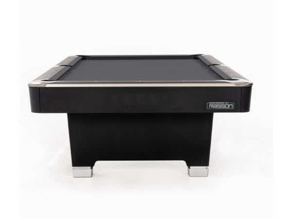 Rasson Hero 9ft Pool Table Ball Return – Sarum Grey & Strong Black Finish