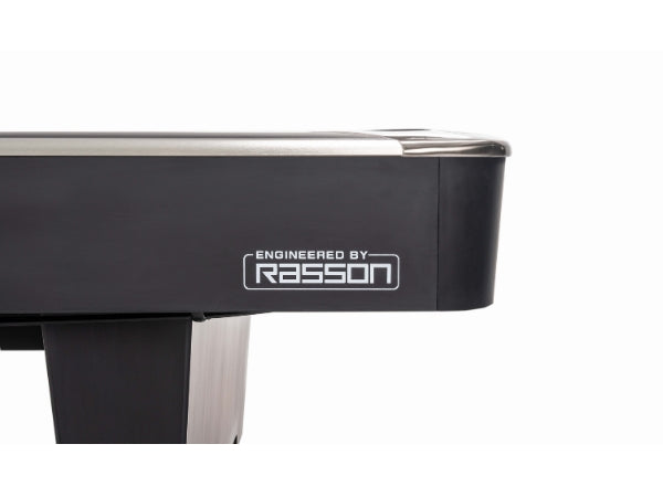 Rasson Hero 9ft Pool Table Ball Return – Sarum Grey & Strong Black Finish