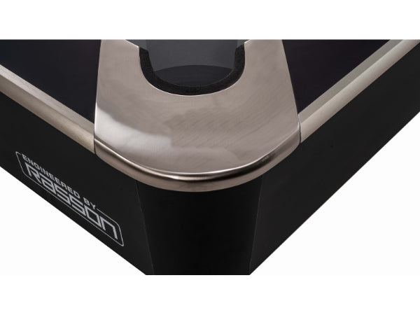 Rasson Hero 9ft Pool Table Ball Return – Sarum Grey & Strong Black Finish