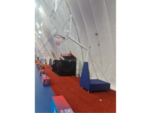 Movable Basketball Post Pair – Adjustable Height 2.6m to 3.05m | Knight Shot KSA