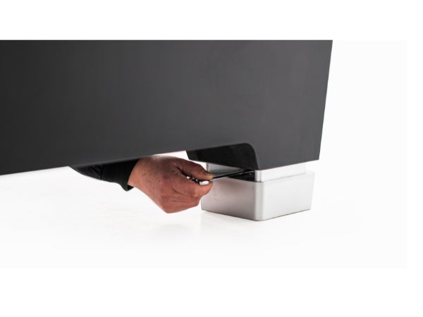 Rasson Hero 9ft Pool Table Ball Return – Sarum Grey & Strong Black Finish