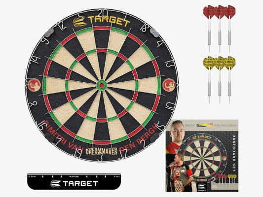Target Dimitri Van Den Bergh Dartboard Set 2024 | Professional Dartboard for Competitive Players