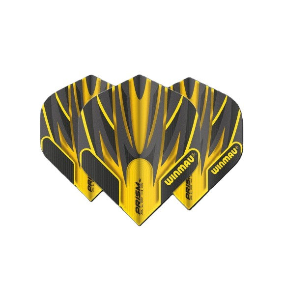 Winmau Prism Alpha Black &amp; Yellow Flight (3pc)