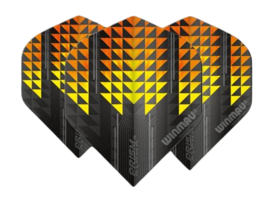 Winmau Prism Alpha Black & Orange Flights