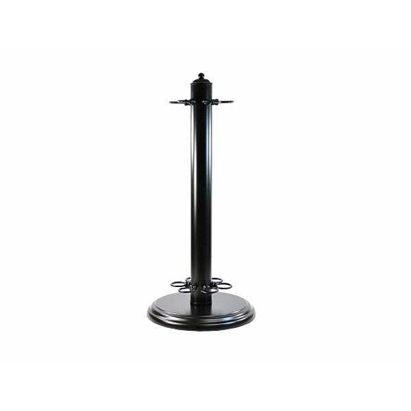 Knight Shot Steel Cue Stand | 6pcs | Black Finish