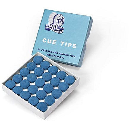 Blue Knight Snooker Cue Tips 9mm | Per Box - 50pcs