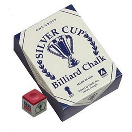 Silvercup Billiard Red Chalk 144pc | Per Pack
