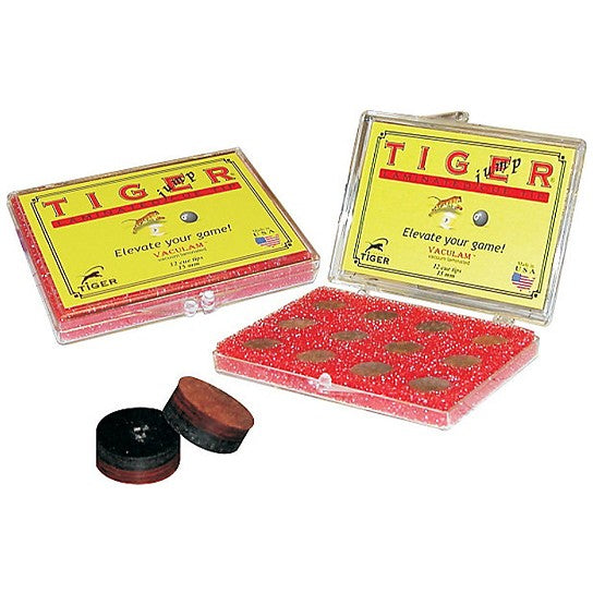 Tiger Laminated Billiard Cue Tips | Hard
