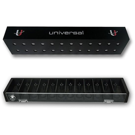 Universal Cue Rack 12 Holes | Black Finishing