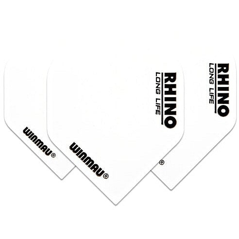 Winmau Rhino Extra Thick White Dart Flights