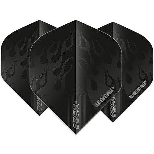 Winmau Prism Delta Black Dart Flights