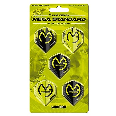 Winmau MvG Mega Standard Dart Flights Pack