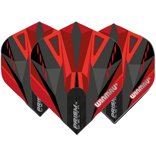 Winmau Prism Delta Standard Black & Red Dart Flights