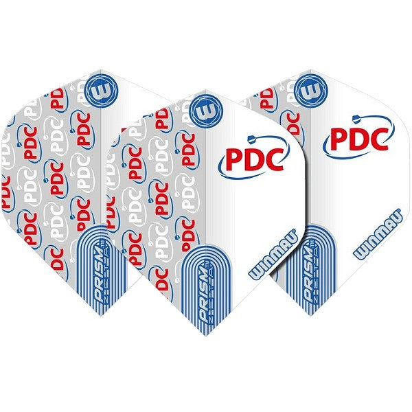 Winmau Prism Zeta Standard White Dart Flights